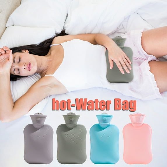 Hot Water Bottle under $5! CQCYD Hot Water Bottle Warmer, Reusable Hot Cold Therapy Pack for Pain Relief, Soothing Heat Pad for Cramps Muscle Aches
