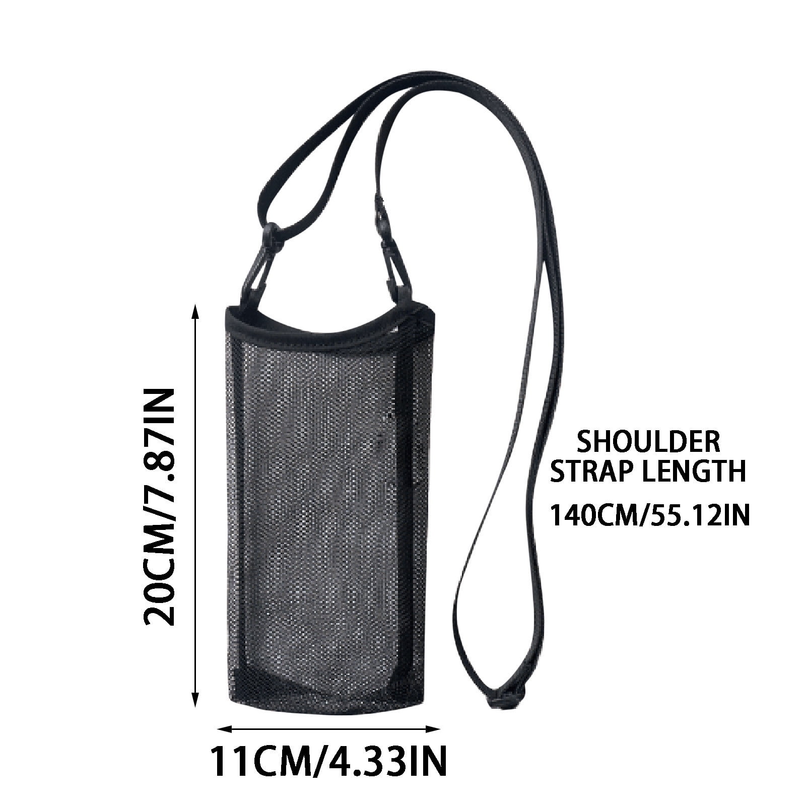Hot Water Bottle with Cover Mesh Straddle Strap Protective Bag for ...