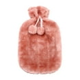thumbnail image 1 of Hot Water Bottle with Faux Fleece Cloth Cover for Effective Thermotherapy and Pain Relief, 1 of 2