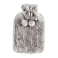 thumbnail image 1 of Hot Water Bottle with Faux Fleece Cloth Cover for Effective Thermotherapy and Pain Relief, 1 of 2