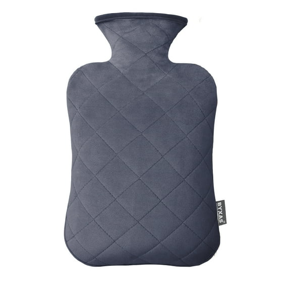 Hot Water Bottle with Soft Cover, 2L Hot Water Bag for Menstrual Cramps, Neck and Shoulder Pain Relief, Hot and Cold Therapies, Hand Feet Warmer.