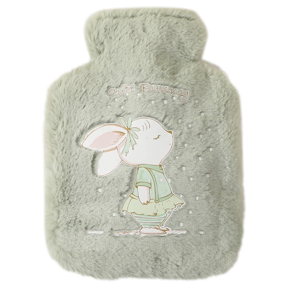 Hot Water Bottle with Soft Cover Hot Water Bag for Neck, Shoulder Pain