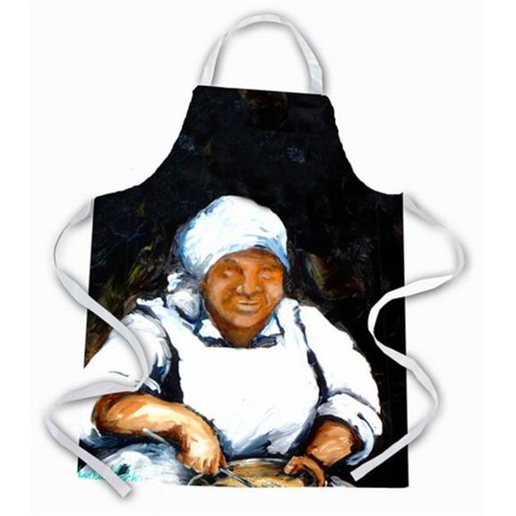 Hot Water Cornbread Apron - White