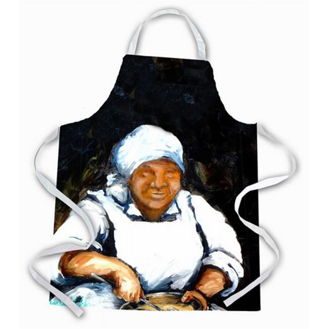 Hot Water Cornbread Apron White