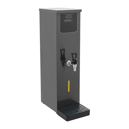Hot Water Dispenser, 30L 3000W Boiling Water Machine with Step Heating, 110V, Stainless Steel, Fast Heating, Anti-Dry Burn Protection, for Office, Home, Commercial Use, Silver