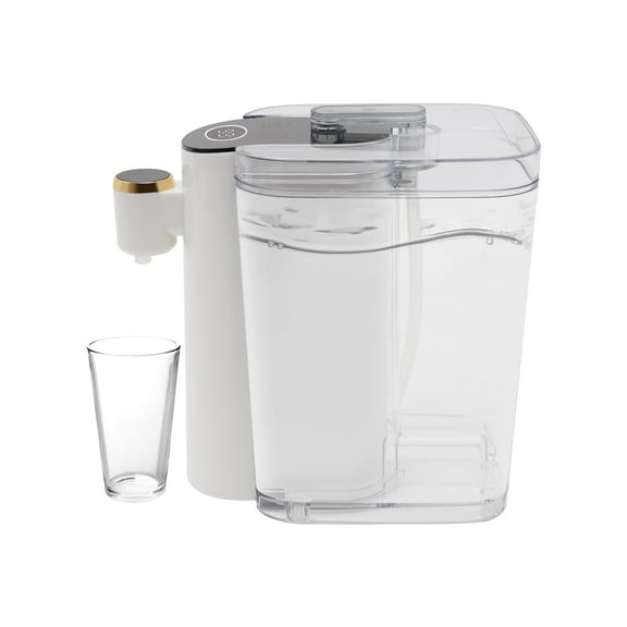 Hot Water Dispenser, 40.58 Oz Capacity, 1500W Quick Heat, LCD Touch Panel with Memory Function, Three Pumping Methods, Child Lock and Anti-Dry Burn Protection, Portable for Travel