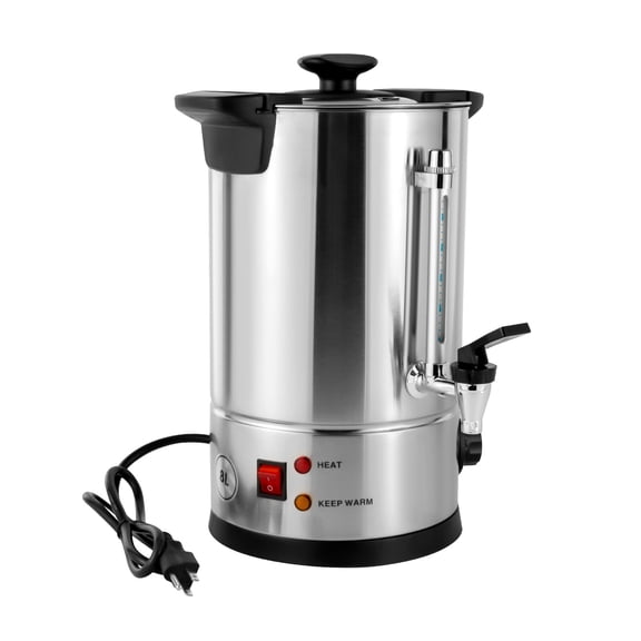 Hot Water Dispenser, 8L Stainless Steel Coffee Urn, Electric Insulated Beverage Dispenser with Tap, 110V for Large Gatherings, Events