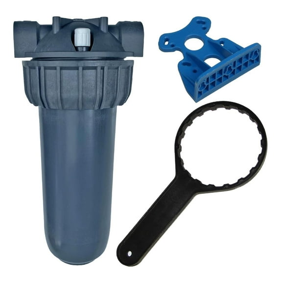Hot Water Filter, Premier KWHW2510 High Temp Filtration System with 1 Inch NPT Female Inlet/Outlet