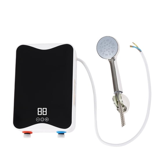 Hot Water Heater 5500W Instant Tankless Thermostat Induction Heater With LED Display Screen Smart Touch Electric Heaters Shower ,Easy to Operate