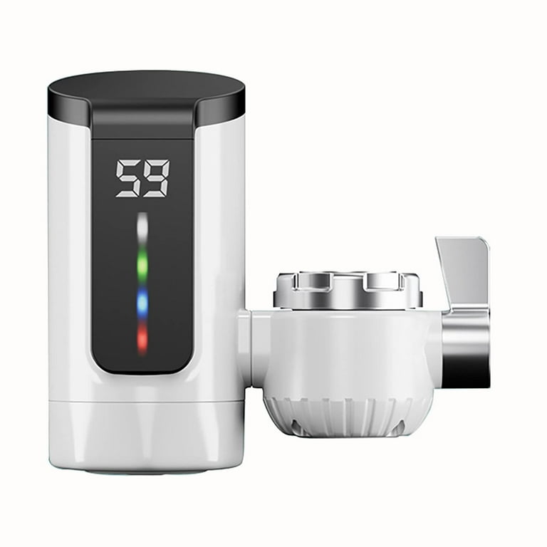 Rubinetto Elettrico Acqua Calda Istantanea - 220V Con Display Digitale, Nero - Foto 3