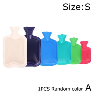 Wuccjiu Hot Water Bottle With Soft Cover, Hot Water Bag For Neck, Shoulder, Pain