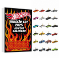 thumbnail image 1 of Hot Wheel Advent Calendar 2025 2026 Christmas Halloween Figures Party Favors Countdown Tree Ornaments Stocking Gifts Collectible Doll Vacation Stuffers 24 pcs, 1 of 5