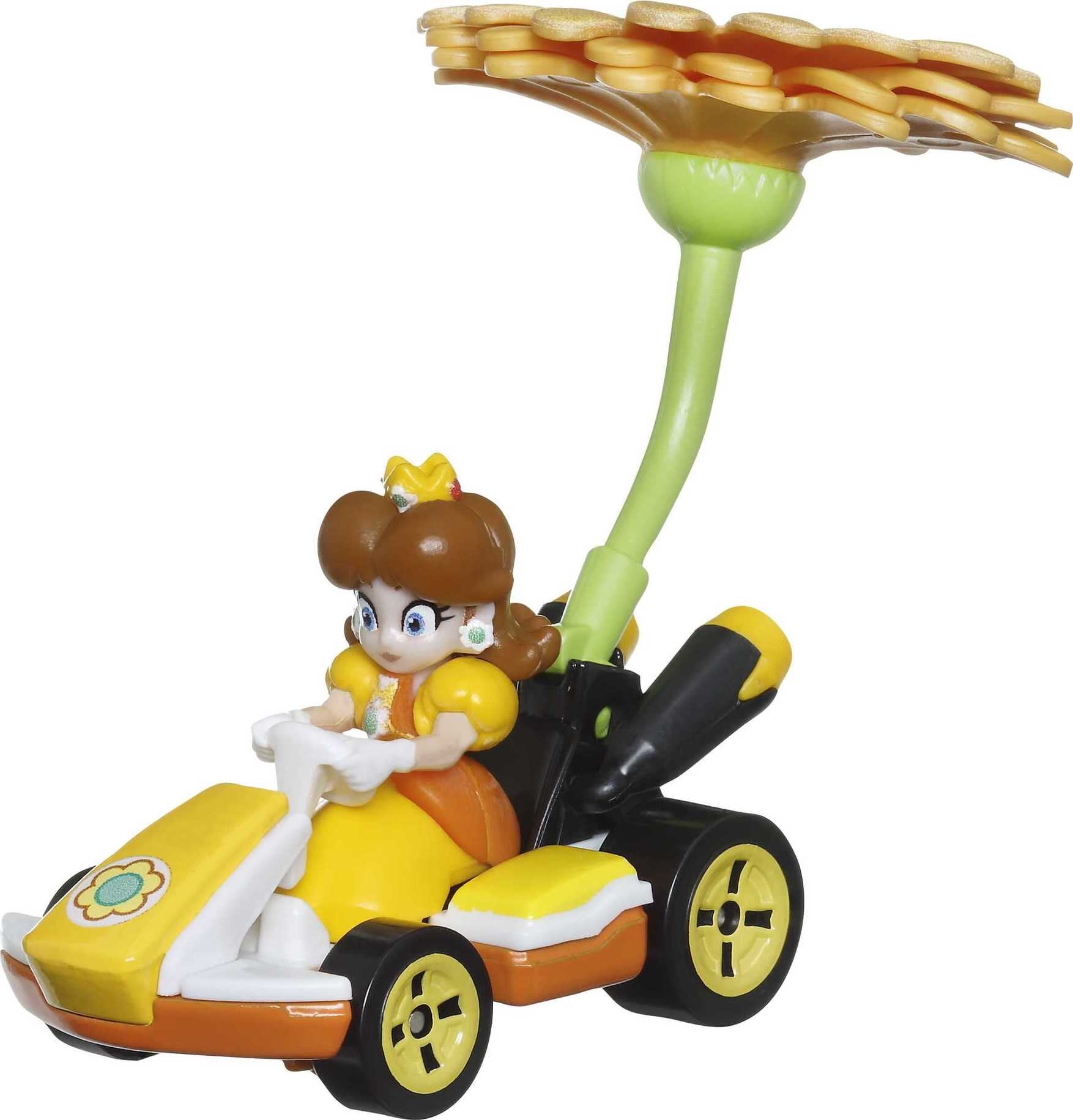 Hot Wheel Mario Kart Princess Daisy Standard Kart, 0.1 lb