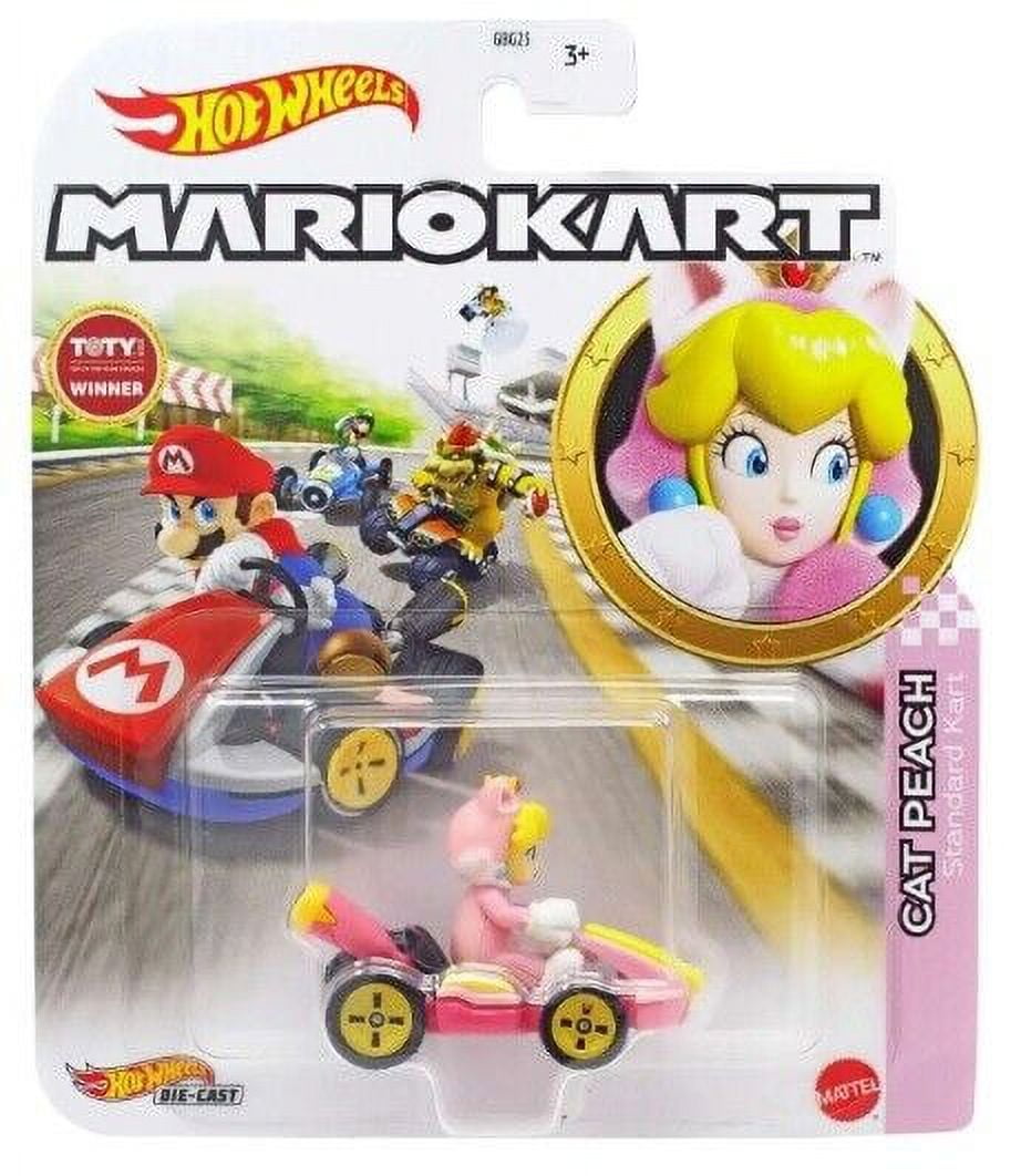 Hot Wheels 164 Mario Kart CAT PEACH Standard Kart DieCast Car