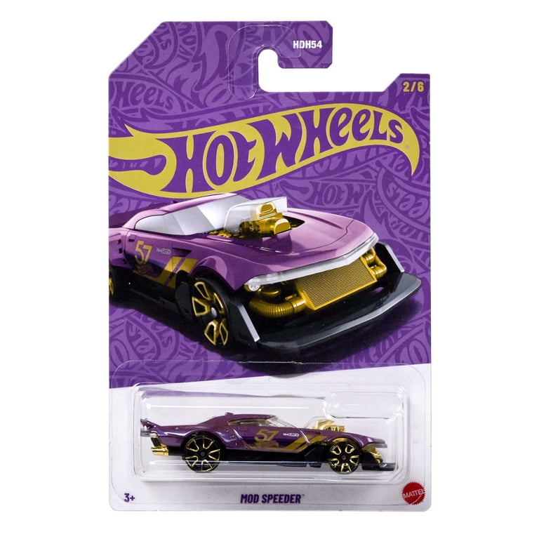Hot Wheels 1:64 Scale Die-Cast Toy Car or Truck with Purple