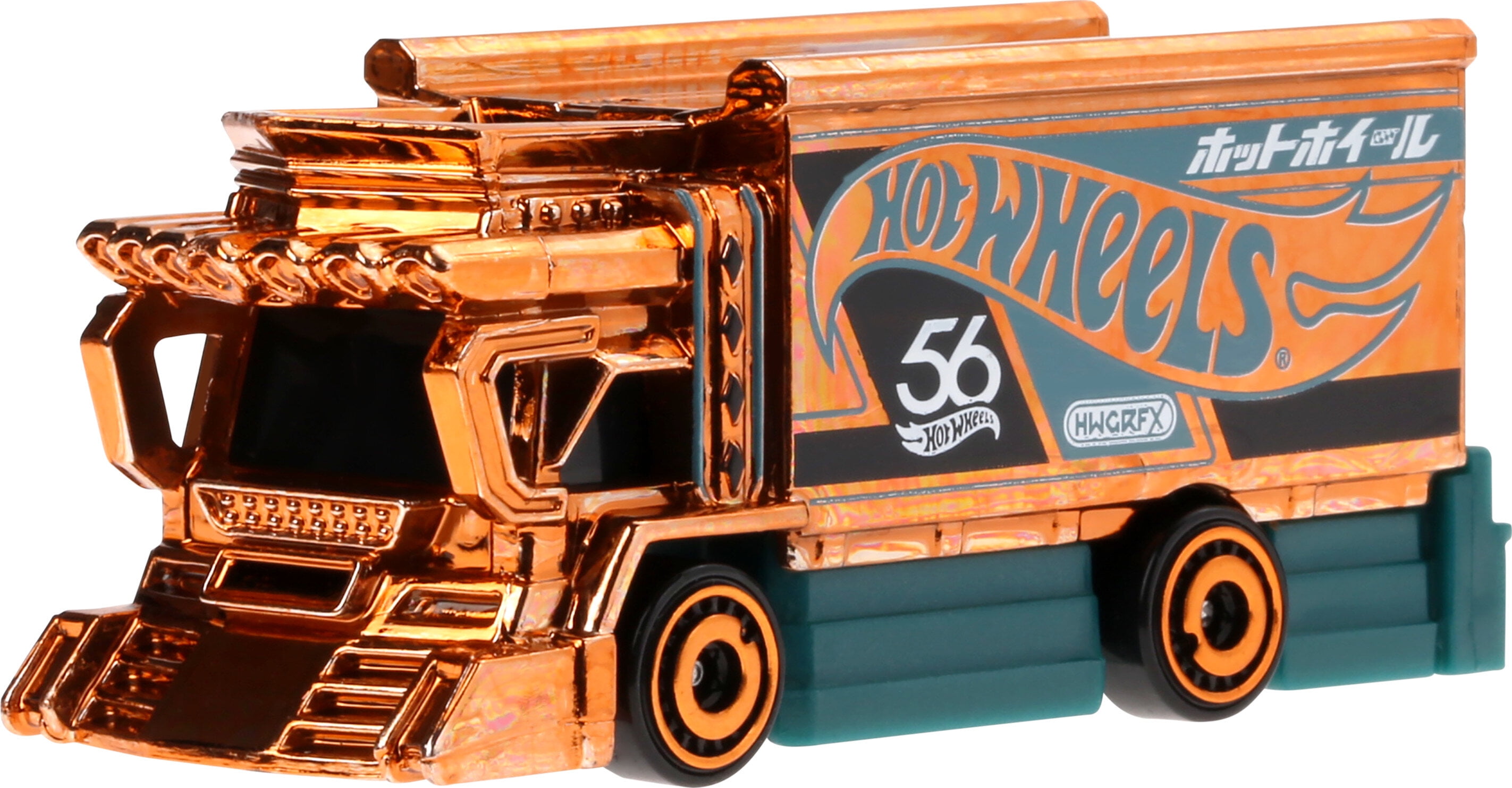 Hot Wheels 1 64 Scale Die Cast Toy Car or Truck with Turquoise Copper Colored Deco Styles May Vary Walmart