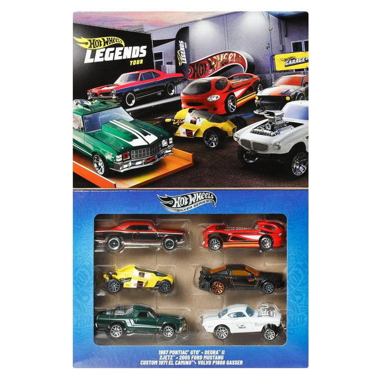 Hot Wheels 1:64 Scale Die-Cast Toy Cars & Trucks, Set of 6 HW