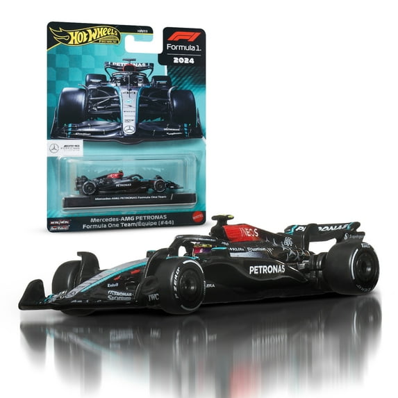 Hot Wheels 1:64 Scale Premium Die-Cast Formula 1® Collectible Toy Race Car (Styles May Vary)