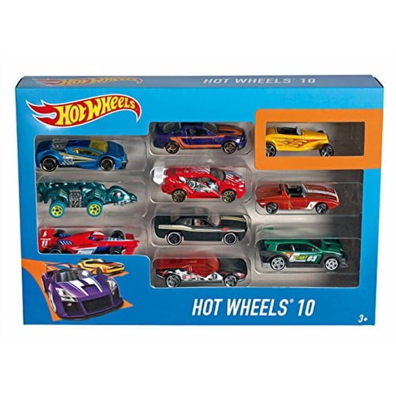 Hot Wheels 10 Gift Pack of Vehicles 2006 New In Box Diecast Car Min Box Damage