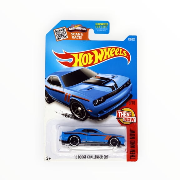 Hot Wheels '15 Dodge Challenger SRT 109/250 - Blue - 2016 Mainline