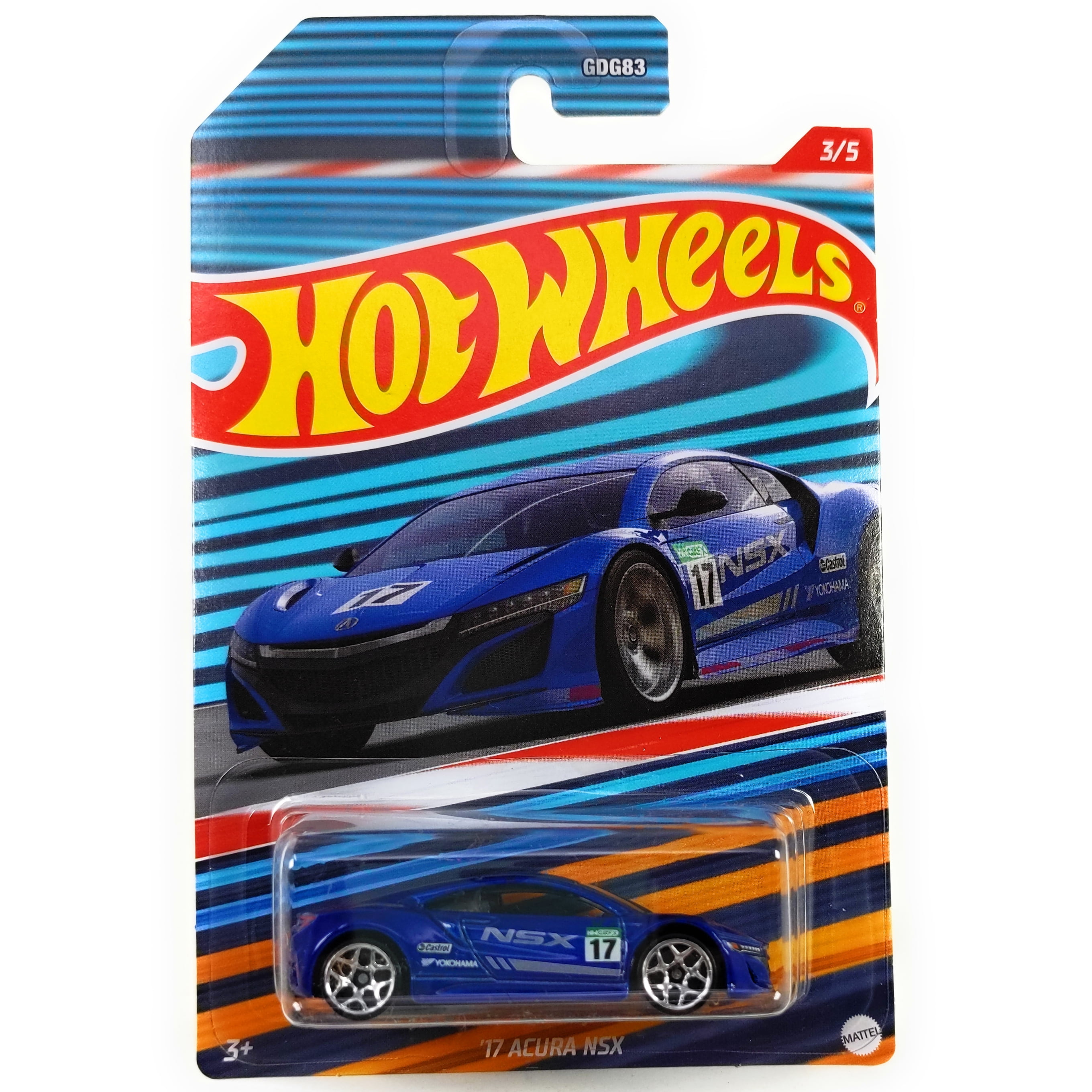ミニカー Hot Wheels 2017 Acura NSX HW TURBO 2017 Acura NSX 1/64 Scale Model from HW Turbo by Hot Wheels