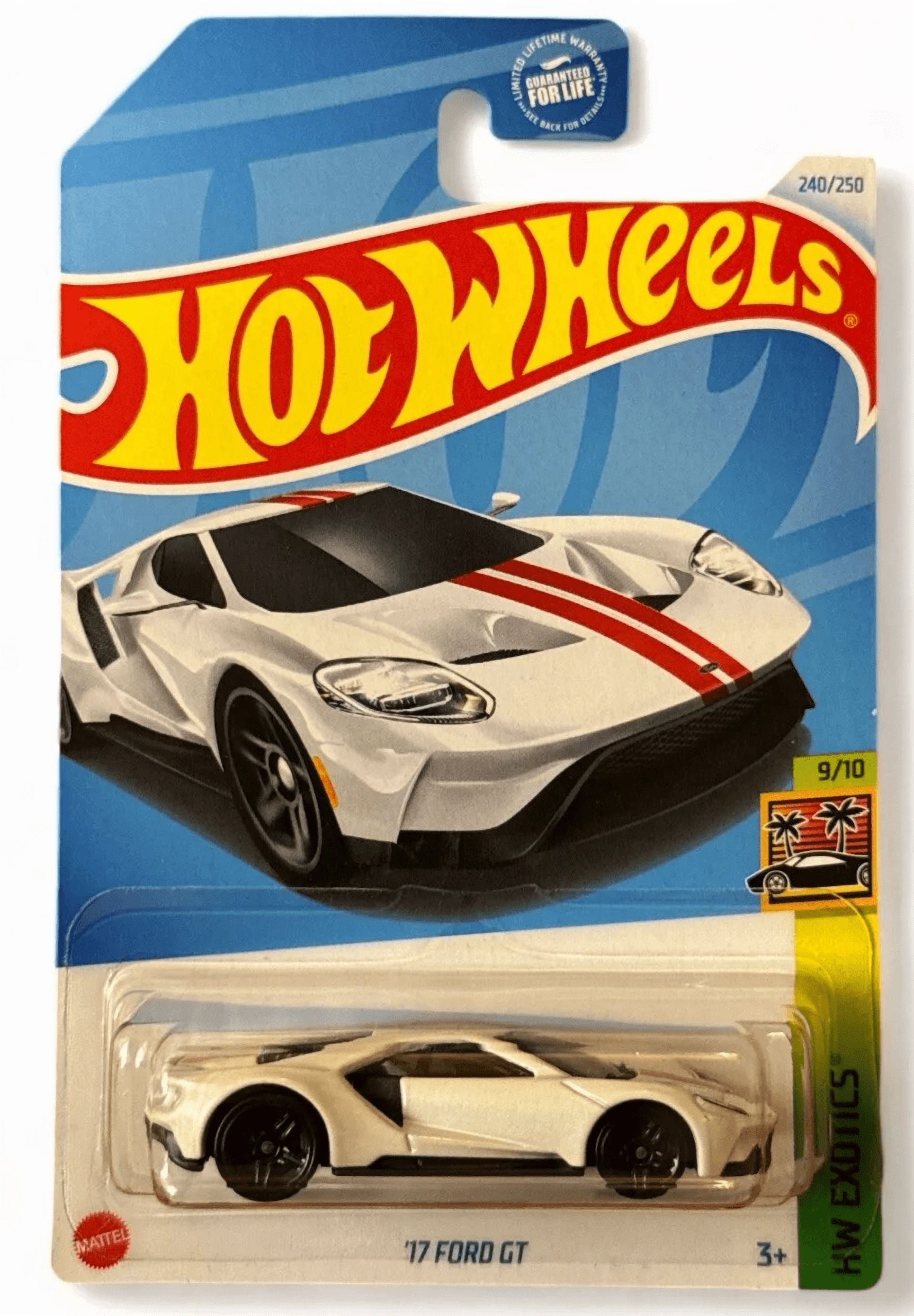 Hot Wheels '17 Ford GT White 240/250 HW Exotics 9/10 - Walmart.com