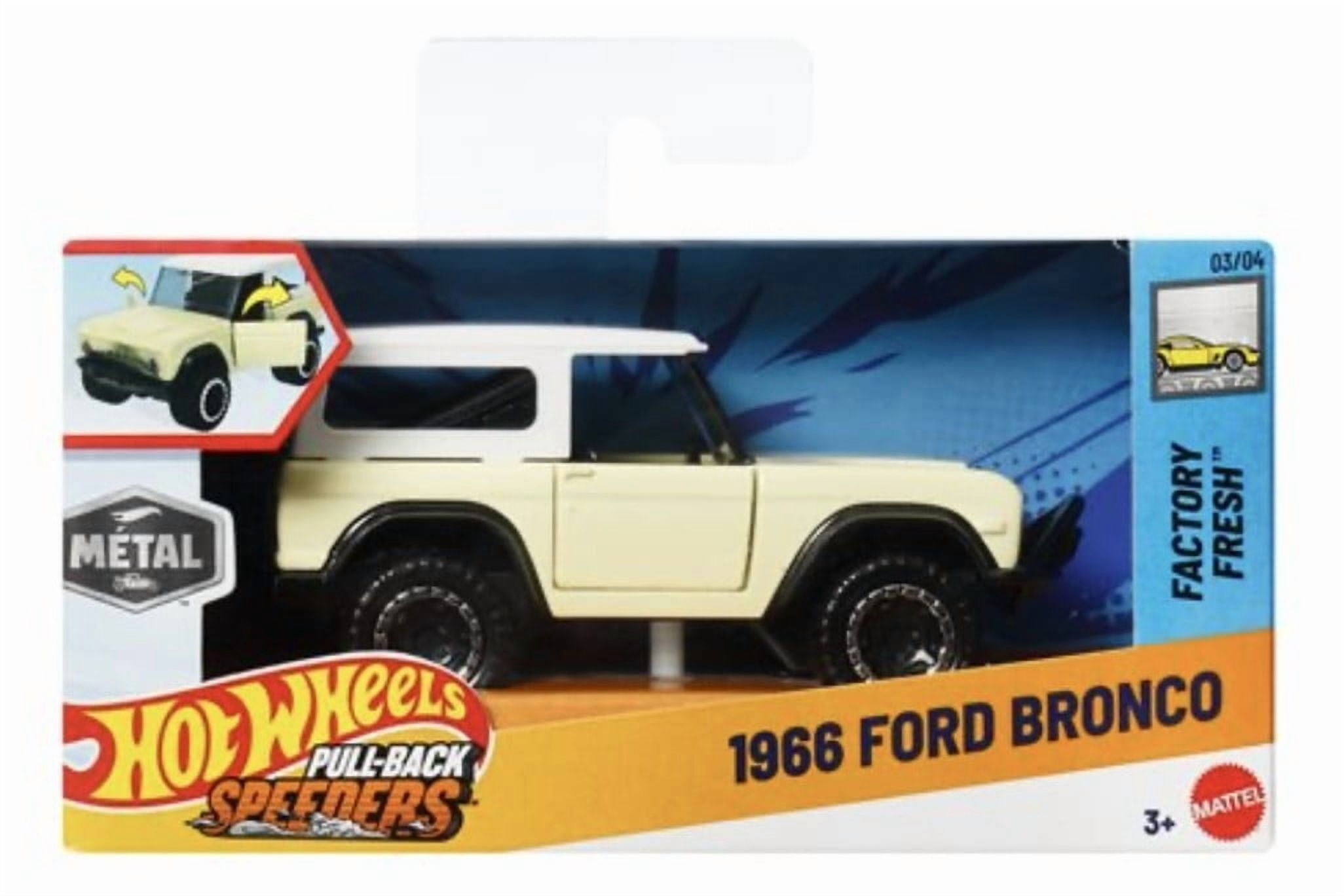 Hot Wheels 1966 Ford Bronco Pullback Speeders 1:43 Scale 2025