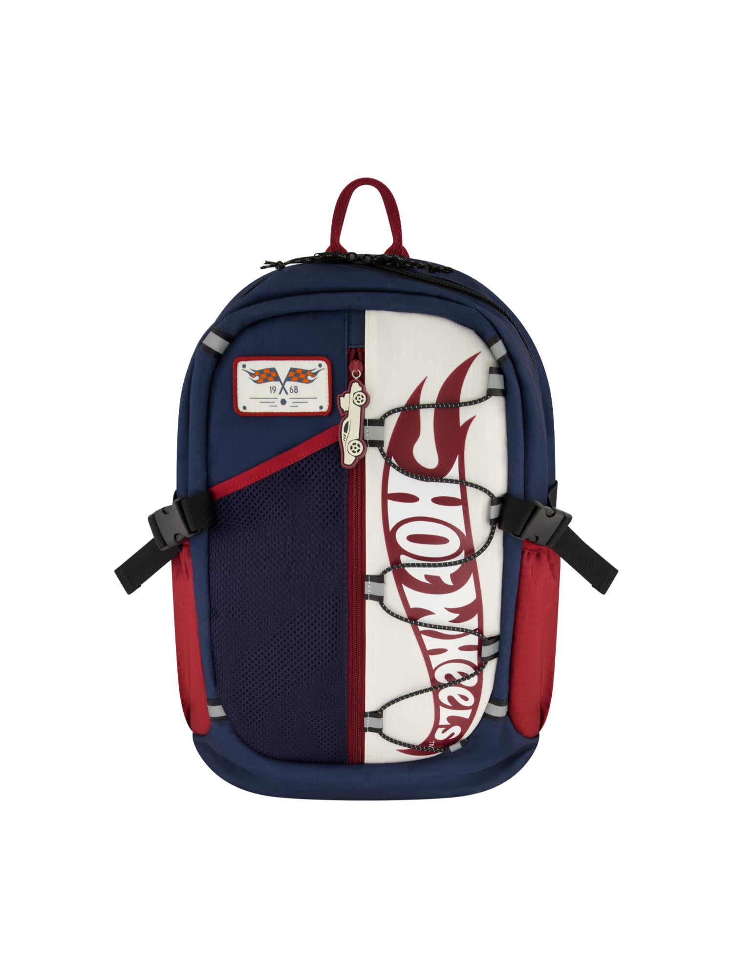 Hot Wheels 1968 Backpack, Classic Heritage Design for Men and Women, Navy, 12 Inch