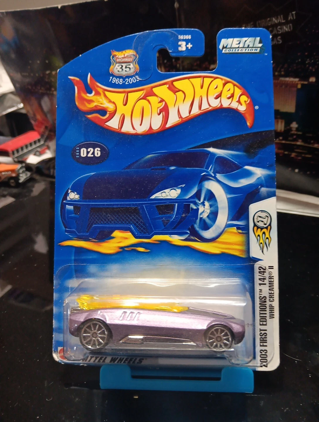 Hot Wheels Whip Creamer II #026 First Editions 14/42 Purple Die-Cast Car 2003