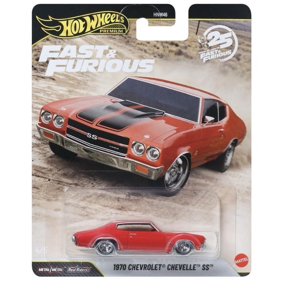 Hot Wheels 1970 Chevrolet Chevelle SS Fast & Furious 25th Anniversary Premium