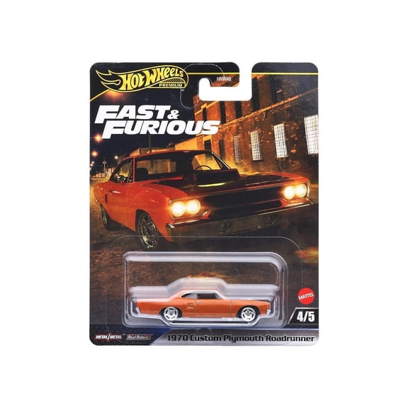 Hot Wheels 1970 Custom Plymouth Roadrunner Fast & Furious Premium 2025