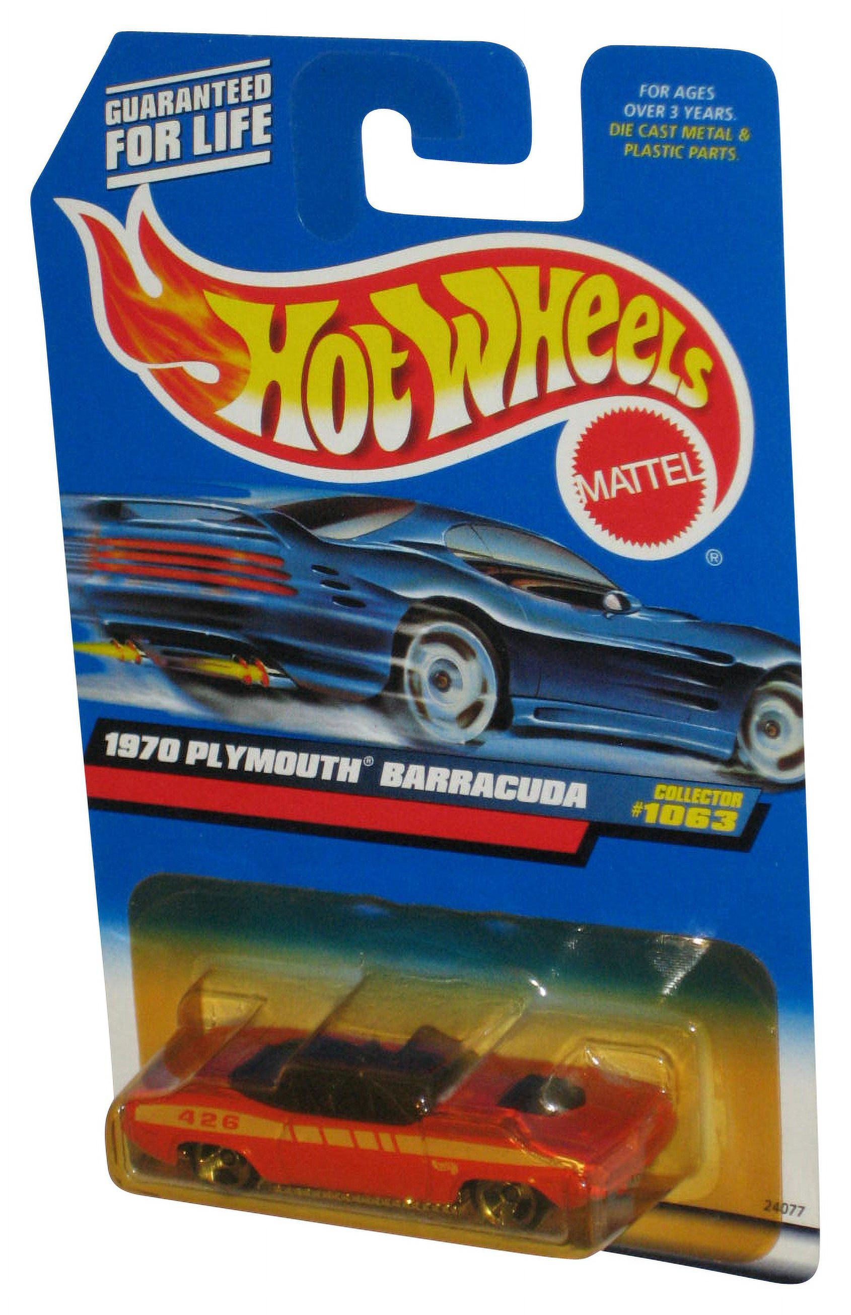 Hot Wheels 1970 Plymouth Barracuda (1998) Mattel Orange Toy Car