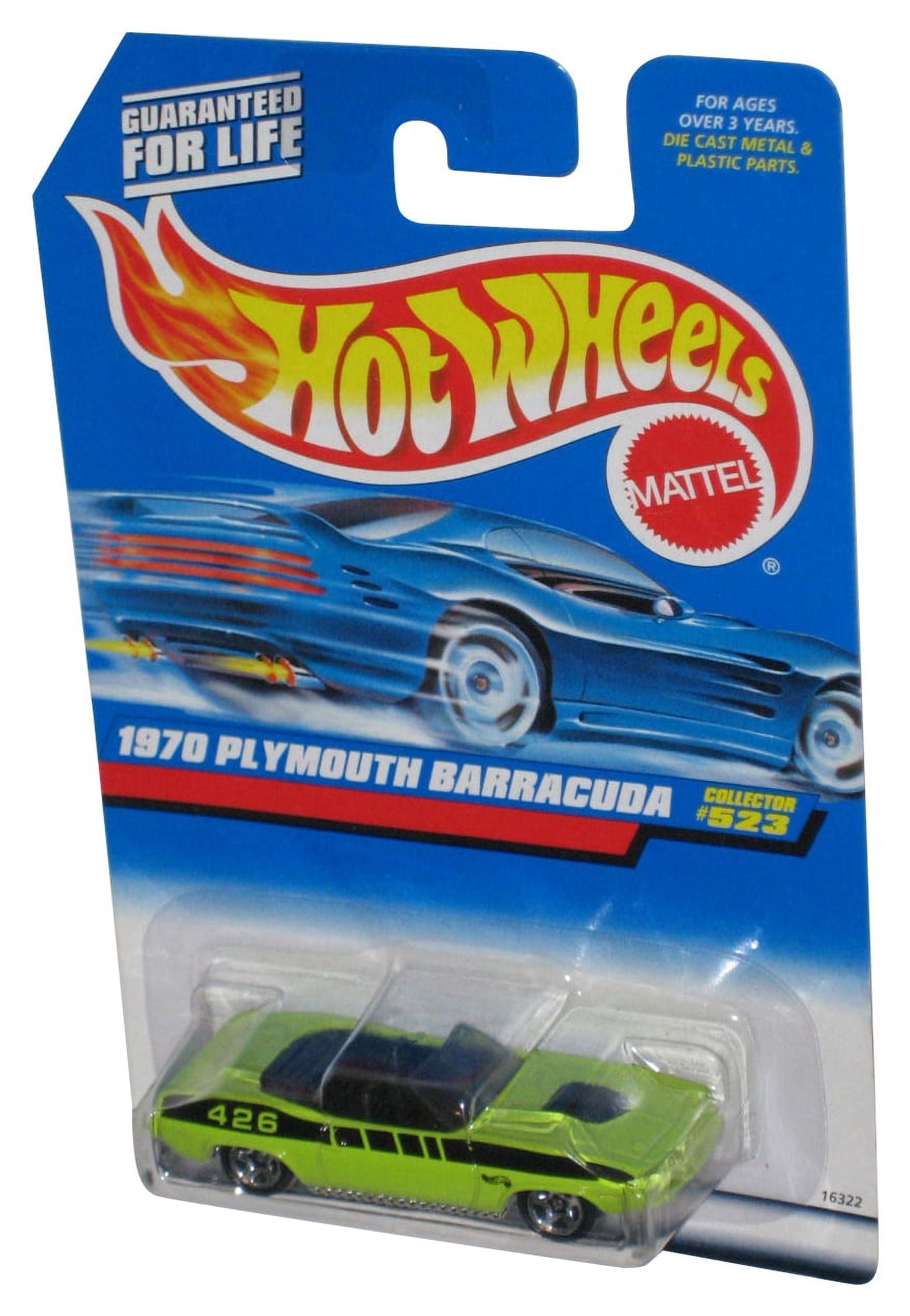 Hot Wheels 1970 Plymouth Barracuda Green (1997) Mattel Toy Car
