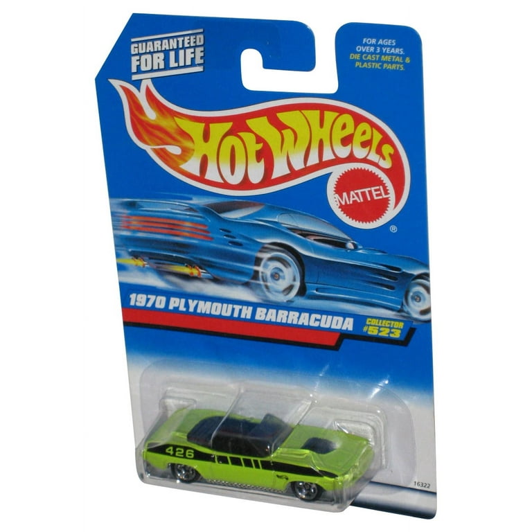 Hot Wheels 1970 Plymouth Barracuda Green (1997) Mattel Toy Car