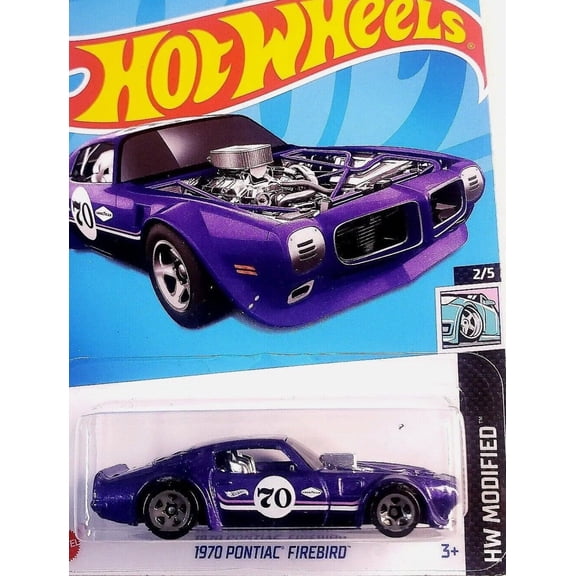 Hot Wheels 1970 Pontiac Firebird, HW Modified 2/5 [Purple] 18/250