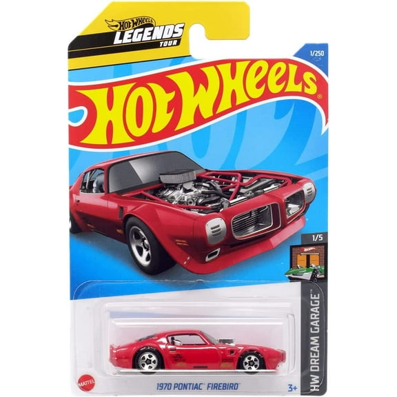 Hot Wheels 1970 Pontiac Firebird HW Dream Garage 1/5 1/250 - Assorted