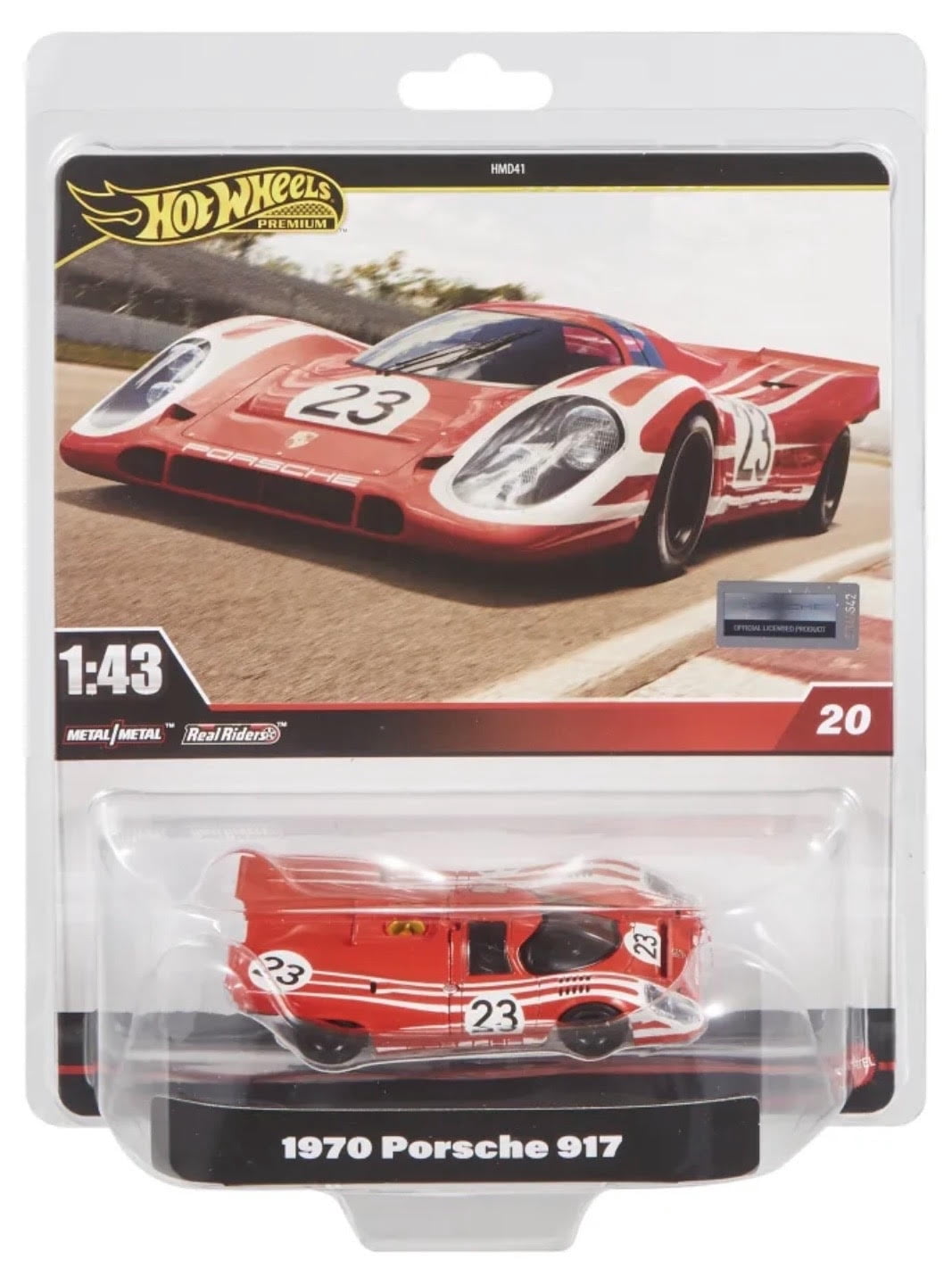 Hot Wheels 1970 Porsche 917 Premium 1:43 Scale