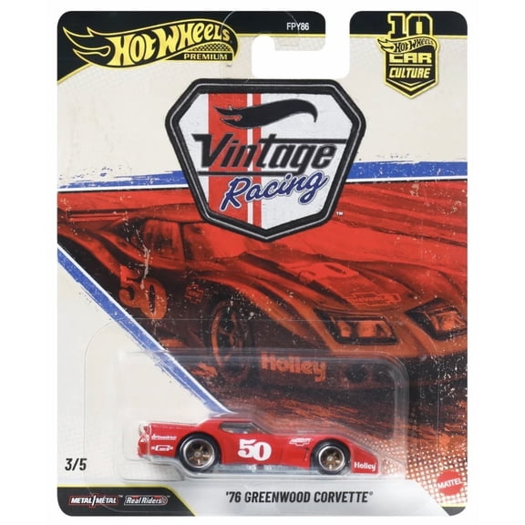 Hot Wheels 1976 Greenwood Corvette Racing Vintage Premium