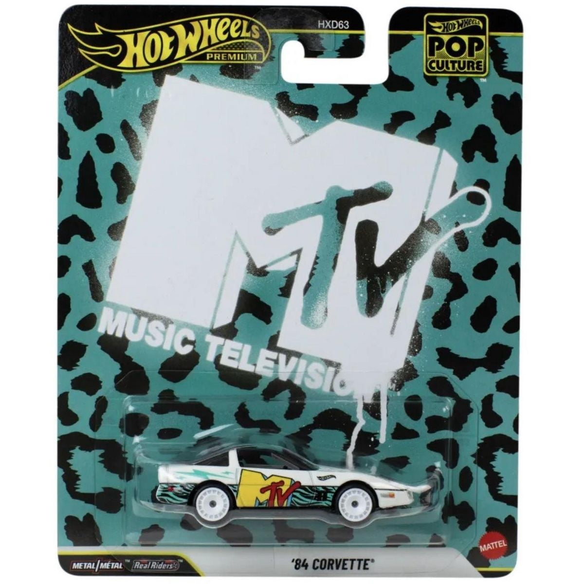 Hot Wheels 1984 Chevrolet Corvette MTV Pop Culture Premium
