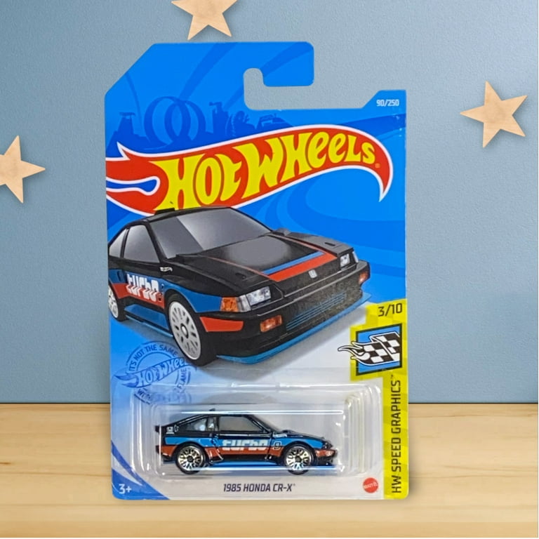 Hot Wheels 1985 HONDA CR-X 2台セット Hot Wheels 1985 Honda CR-X Yellow 1:64 Scale 3 Inch US