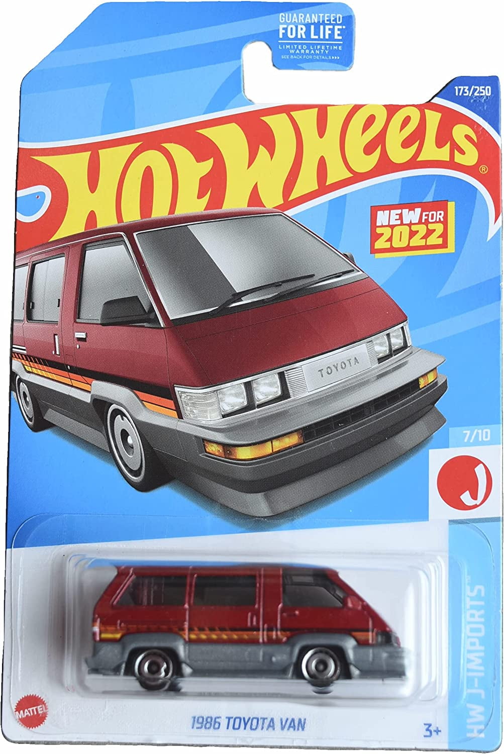 Hot Wheels 1986 Toyota Van HW J-Imports 7/10 173/250 - Walmart.com