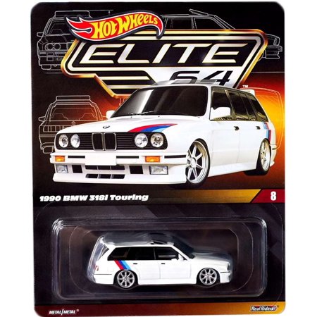 Hot Wheels Elite64 Assorted 1:64 Diecast (Model:1990 BMW 318i Touring;)