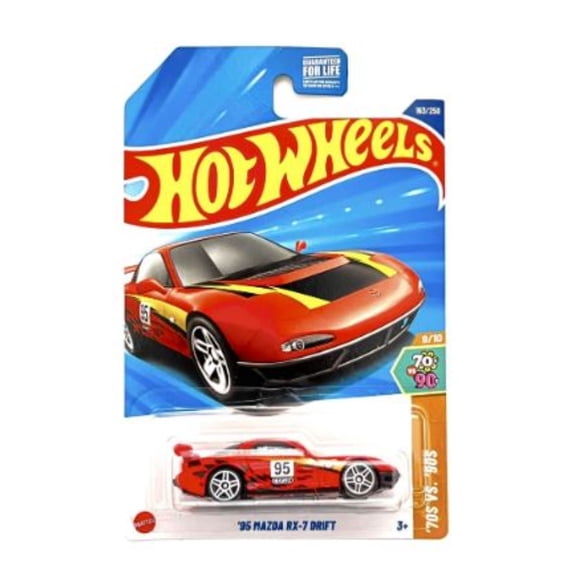 Hot Wheels 1995 Mazda RX-7 Drift '70 VS '90 New 2025