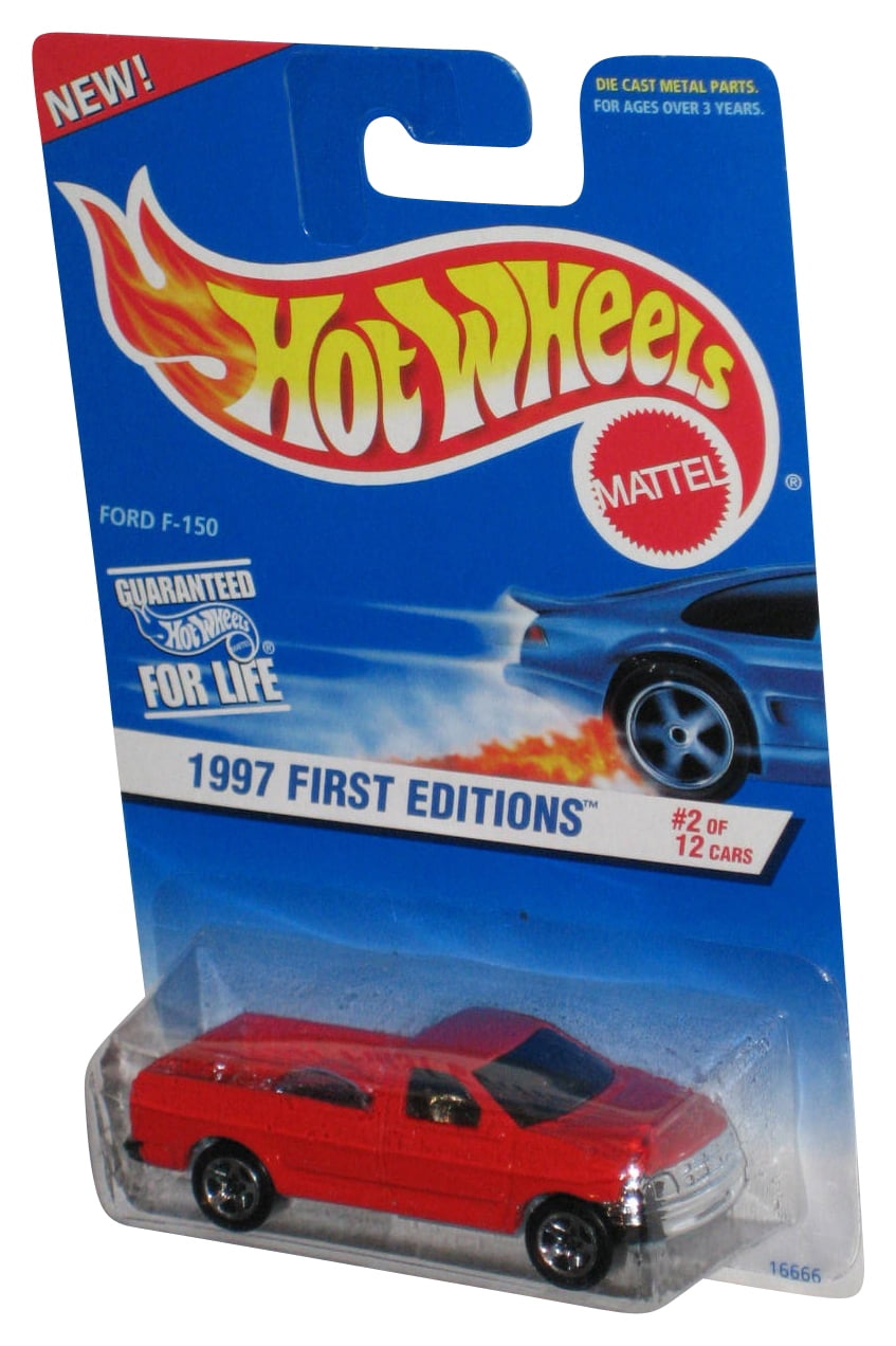 Hot Wheels 1997 First Editions 2 12 Red Ford F 150 Toy Truck 513 Walmart