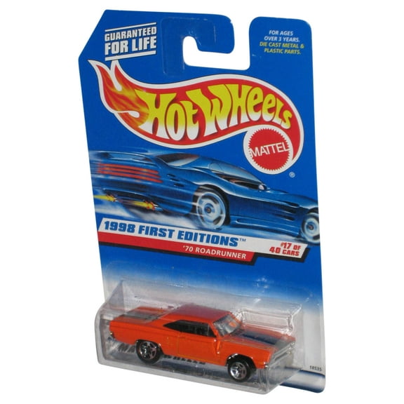 Hot Wheels 1998 First Editions 17/40 Orange '70 Roadrunner Toy Car #661