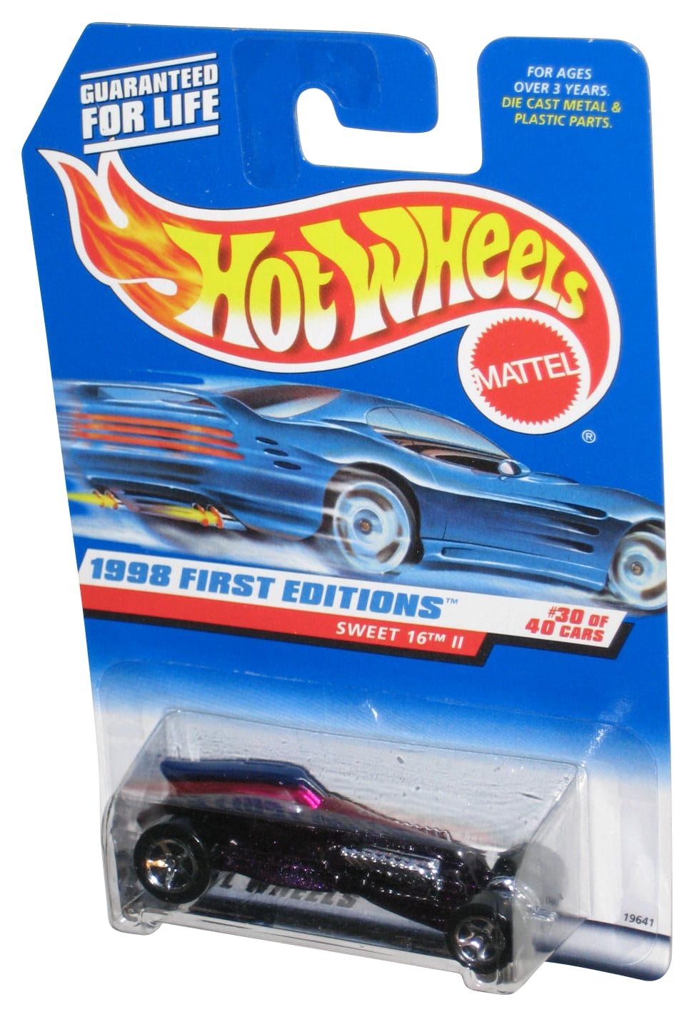Hot Wheels 1998 First Editions 30/40 (1997) Black Sweet 16 II Toy