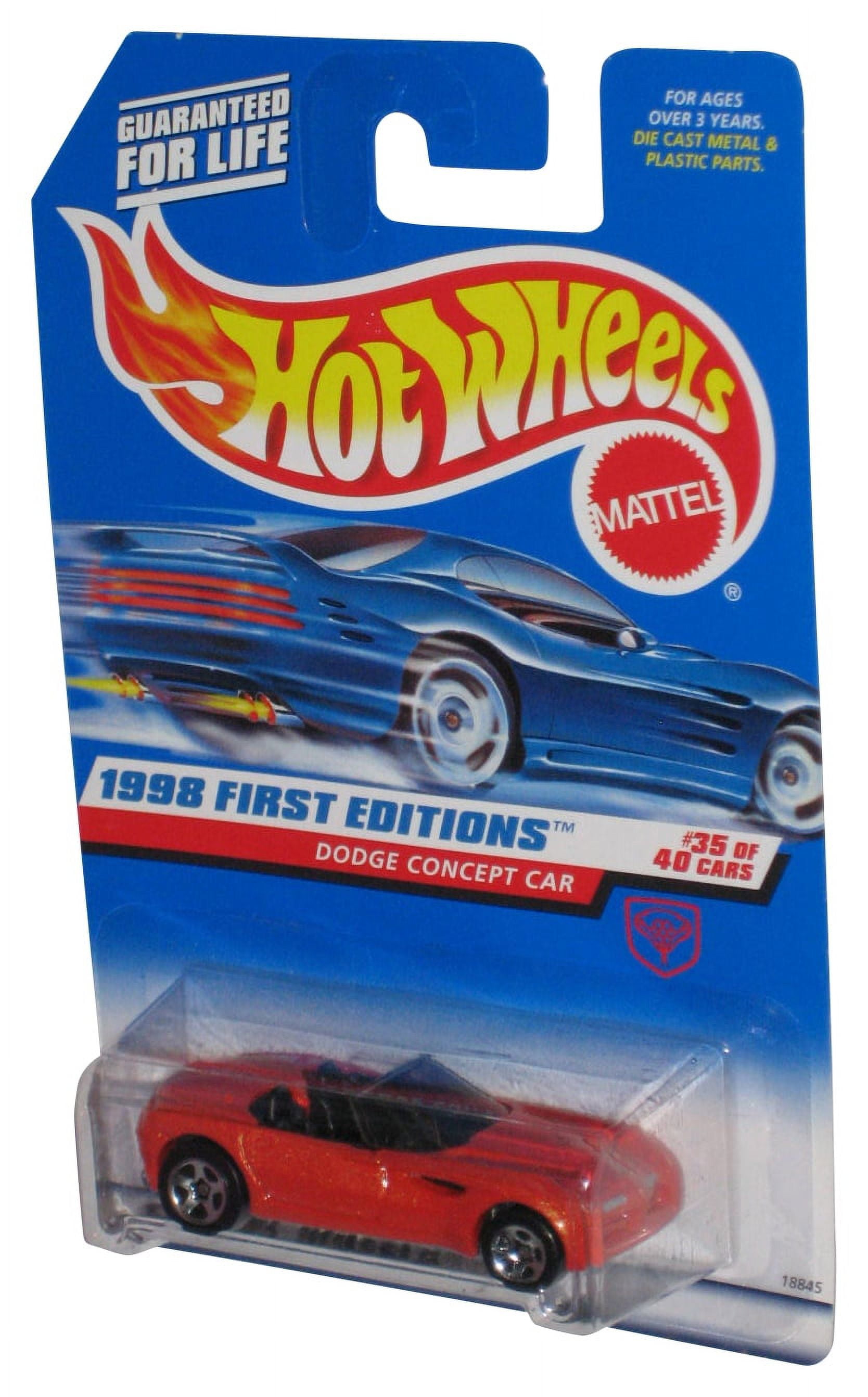 Hot Wheels 1998 First Editions 35/40 Orange Dodge Concept Toy Car