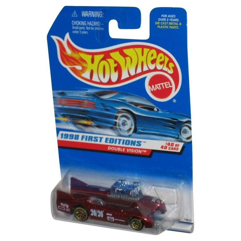 Hot Wheels 1998 First Editions 40/40 Red Double Vision Toy Car