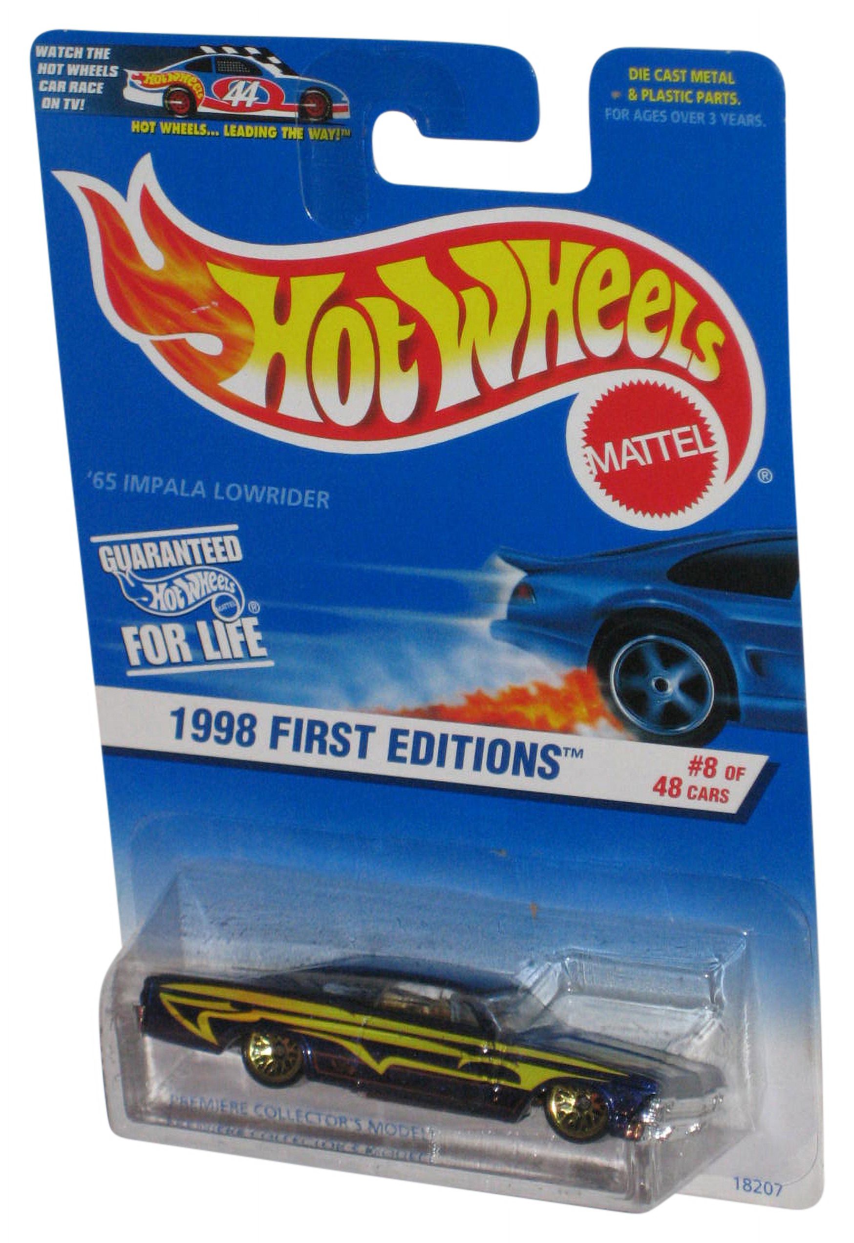 Hot Wheels 1998 First Editions 8/48 Purple '65 Impala Lowrider Toy Car