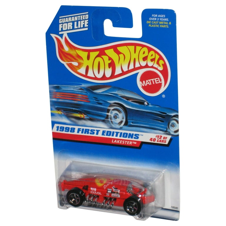 Hot Wheels 1998 First Editions Red Lakester Mattel Toy Car